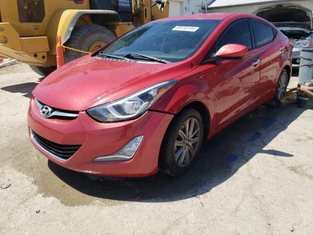 KMHDH4AE4EU030125 - 2014 HYUNDAI ELANTRA SE RED photo 1