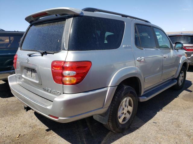 5TDBT48A92S089247 - 2002 TOYOTA SEQUOIA LIMITED SILVER photo 3
