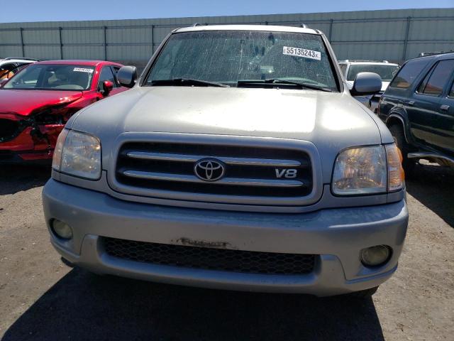 5TDBT48A92S089247 - 2002 TOYOTA SEQUOIA LIMITED SILVER photo 5