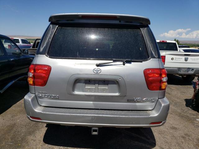 5TDBT48A92S089247 - 2002 TOYOTA SEQUOIA LIMITED SILVER photo 6