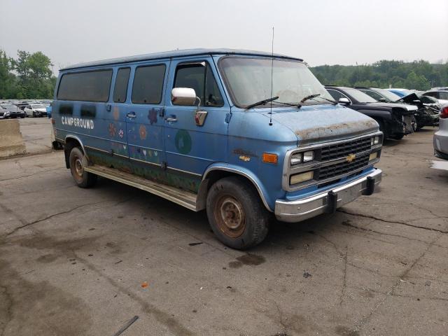 1GAGG39KXSF162274 - 1995 CHEVROLET CHEVY VAN G30 BLUE photo 4