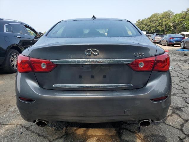 JN1BV7AP2FM340219 - 2015 INFINITI Q50 BASE GRAY photo 6