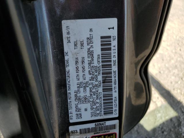 5TFRX5GN2KX156715 - 2019 TOYOTA TACOMA ACCESS CAB رمادي صورة 13