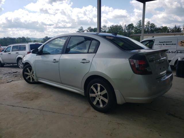 3N1AB6AP9CL649514 - 2012 NISSAN SENTRA 2.0 SILVER photo 2