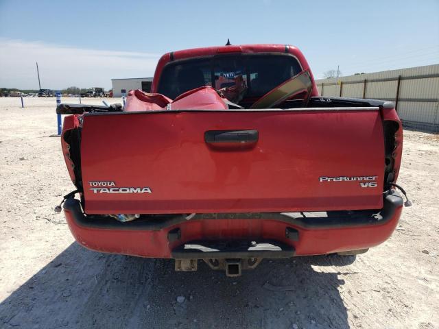 5TFJU4GN5FX080204 - 2015 TOYOTA TACOMA DOUBLE CAB PRERUNNER RED photo 6
