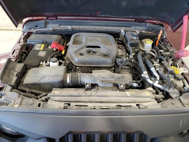 1C4JJXP63MW684811 - 2021 JEEP WRANGLER U SAHARA 4XE MAROON photo 11