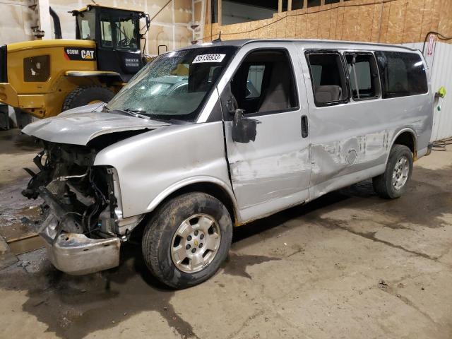 1GNSHBF42E1125372 - 2014 CHEVROLET EXPRESS G1 LS ვერცხლისფერი ფოტო 1