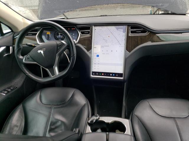 5YJSA1S15EFP29394 - 2014 TESLA MODEL S Синій фото 8