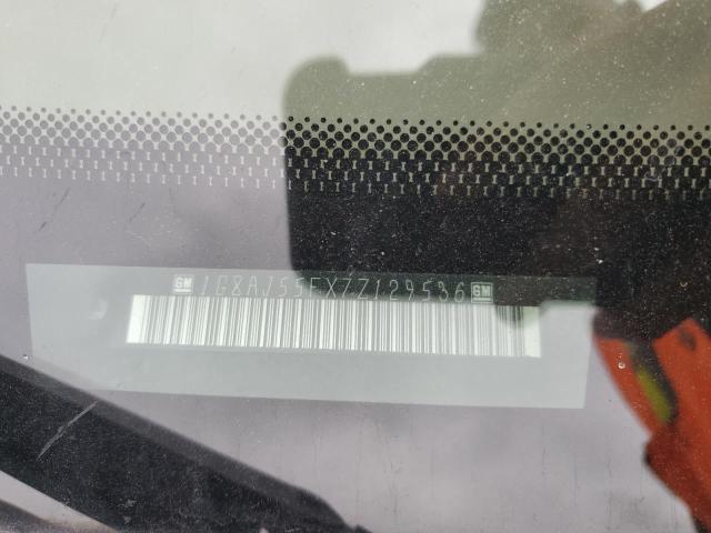 1G8AJ55FX7Z129536 - 2007 SATURN ION LEVEL 2 CREAM photo 12