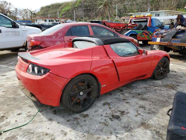 5YJRE1A36A1000608 - 2010 TESLA ROADSTER RED photo 3