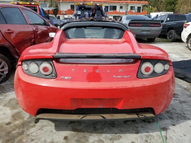 5YJRE1A36A1000608 - 2010 TESLA ROADSTER RED photo 6