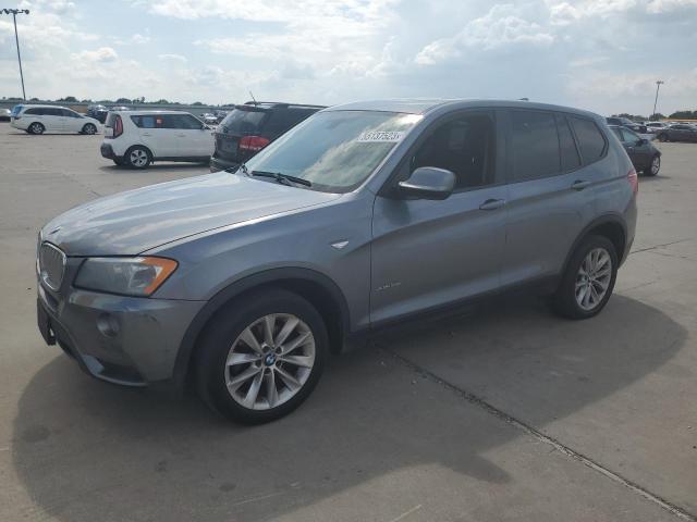 5UXWX9C50E0D21014 - 2014 BMW X3 XDRIVE28I GRAY photo 1