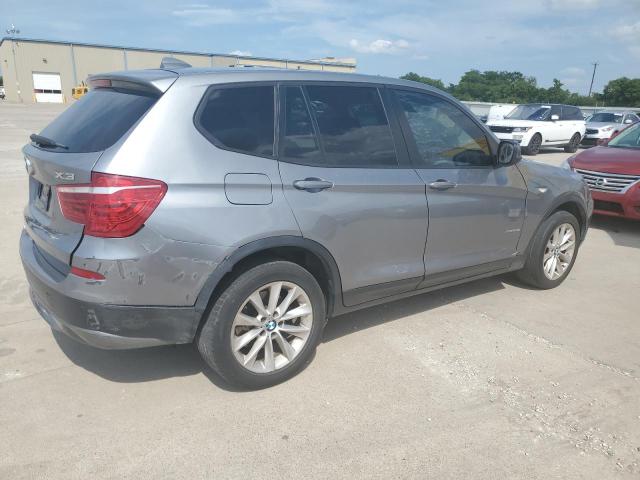 5UXWX9C50E0D21014 - 2014 BMW X3 XDRIVE28I GRAY photo 3