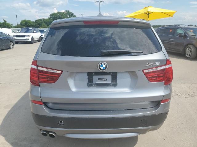 5UXWX9C50E0D21014 - 2014 BMW X3 XDRIVE28I GRAY photo 6