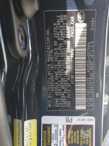 4T1BF1FK6HU618879 - 2017 TOYOTA CAMRY LE BLACK photo 13