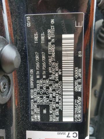 JTEBU5JR7J5554255 - 2018 TOYOTA 4RUNNER SR5/SR5 PREMIUM Siyah fotoğraf 12