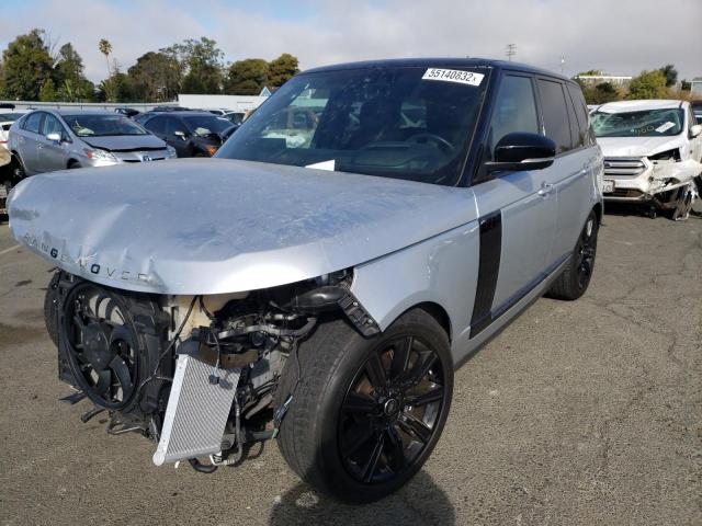 SALGS2SV9KA527537 - 2019 LAND ROVER RANGE ROVE HSE SILVER photo 2
