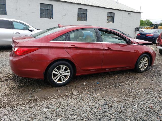 5NPEB4AC4CH324642 - 2012 HYUNDAI SONATA GLS BURGUNDY photo 3