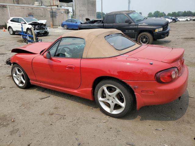 JM1NB353X20234878 - 2002 MAZDA MX-5 MIATA BASE RED photo 2