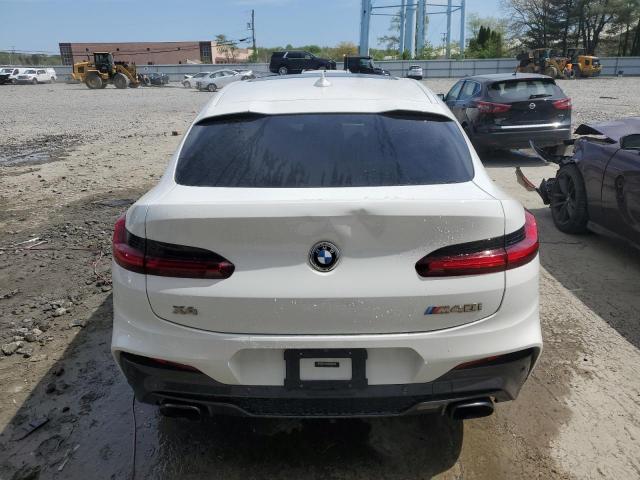 5UXUJ5C54K9A32775 - 2019 BMW X4 M40I WHITE photo 6