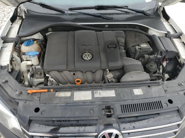 1VWBP7A31DC057279 - 2013 VOLKSWAGEN PASSAT SE WHITE photo 11