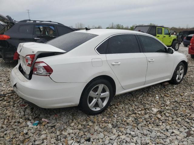 1VWBP7A31DC057279 - 2013 VOLKSWAGEN PASSAT SE WHITE photo 3