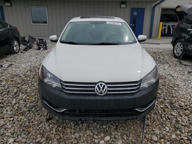 1VWBP7A31DC057279 - 2013 VOLKSWAGEN PASSAT SE WHITE photo 5