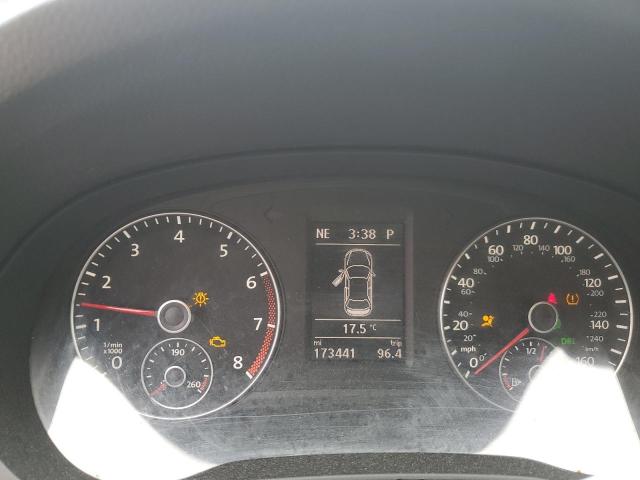 1VWBP7A31DC057279 - 2013 VOLKSWAGEN PASSAT SE WHITE photo 9