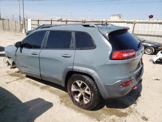 1C4PJMBS4EW239928 - 2014 JEEP CHEROKEE TRAILHAWK GRAY photo 2