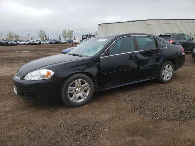 2G1WB5E38D1106039 - 2013 CHEVROLET IMPALA LT BLACK photo 1