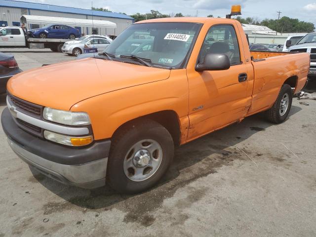 1GCEC14V72Z318169 - 2002 CHEVROLET SILVERADO C1500 ORANGE photo 1