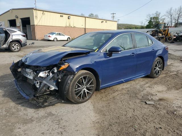 4T1T11BK7PU075114 - 2023 TOYOTA CAMRY SE NIGHT SHADE BLUE photo 1