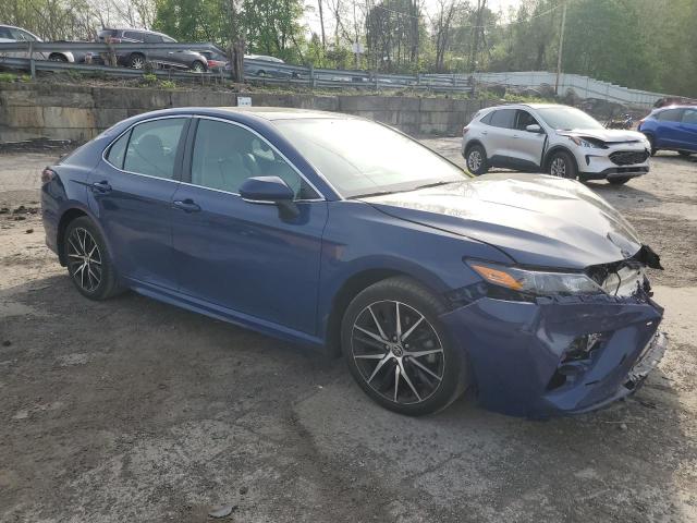 4T1T11BK7PU075114 - 2023 TOYOTA CAMRY SE NIGHT SHADE BLUE photo 4