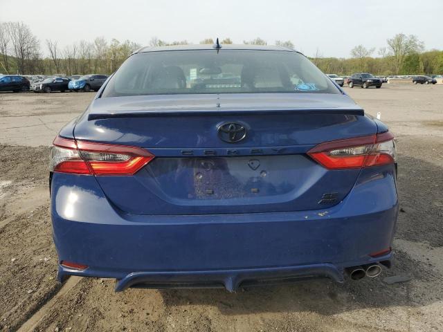4T1T11BK7PU075114 - 2023 TOYOTA CAMRY SE NIGHT SHADE BLUE photo 6