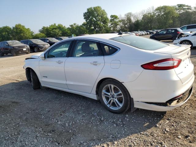 3FA6P0RU6GR383986 - 2016 FORD FUSION TITANIUM HEV WHITE photo 2