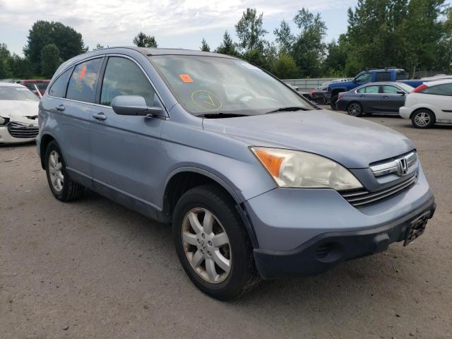 JHLRE48747C057380 - 2007 HONDA CR-V EXL BLUE photo 1