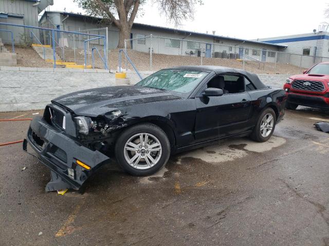 1ZVBP8EM1E5328498 - 2014 FORD MUSTANG BLACK photo 1