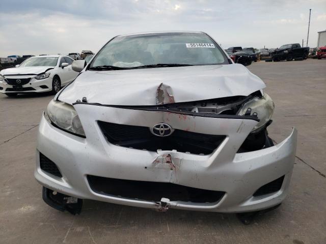 1NXBU40E19Z115093 - 2009 TOYOTA COROLLA BASE SILVER photo 5