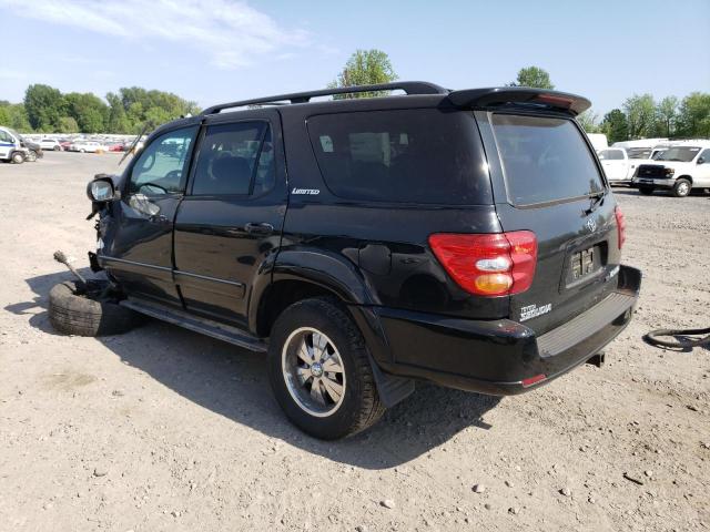 5TDBT48A01S001023 - 2001 TOYOTA SEQUOIA LIMITED BLACK photo 2