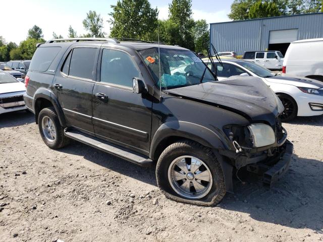 5TDBT48A01S001023 - 2001 TOYOTA SEQUOIA LIMITED BLACK photo 4