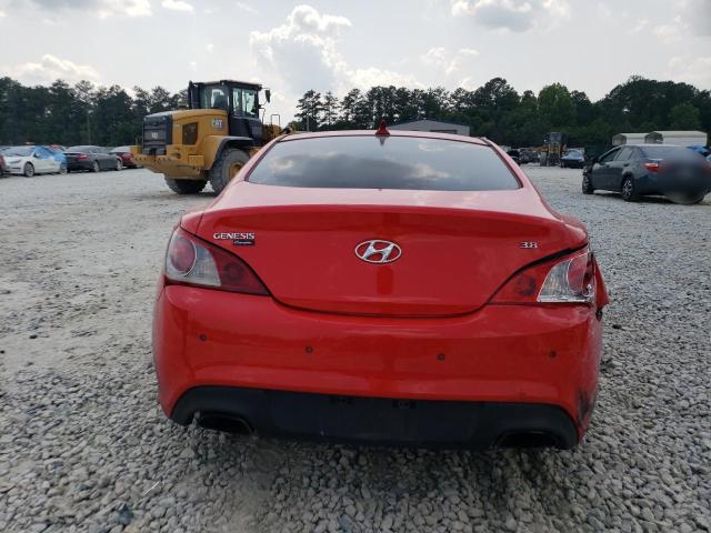 KMHHU6KH0AU008196 - 2010 HYUNDAI GENESIS CO 3.8L RED photo 6