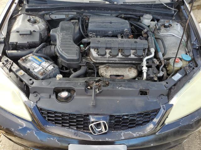 1HGEM21125L042741 - 2005 HONDA CIVIC DX VP Schwarz Foto 11