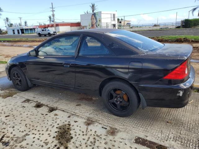 1HGEM21125L042741 - 2005 HONDA CIVIC DX VP Schwarz Foto 2