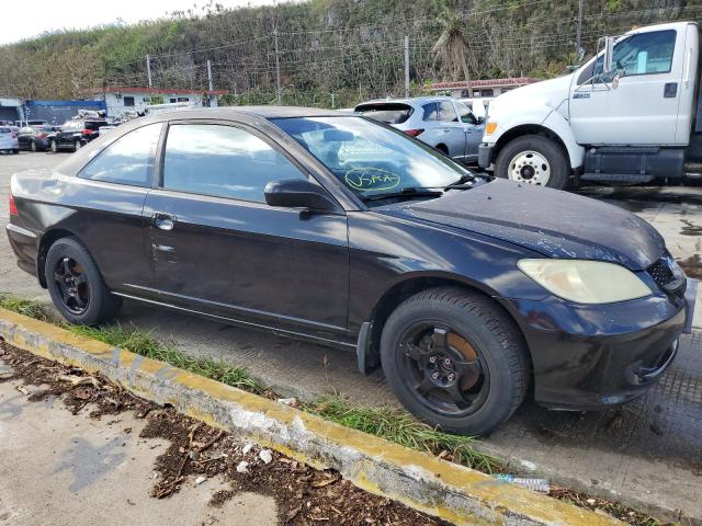 1HGEM21125L042741 - 2005 HONDA CIVIC DX VP Schwarz Foto 4