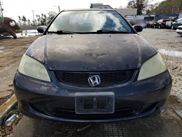 1HGEM21125L042741 - 2005 HONDA CIVIC DX VP Schwarz Foto 5