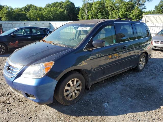 5FNRL38409B412375 - 2009 HONDA ODYSSEY EX BLUE photo 1