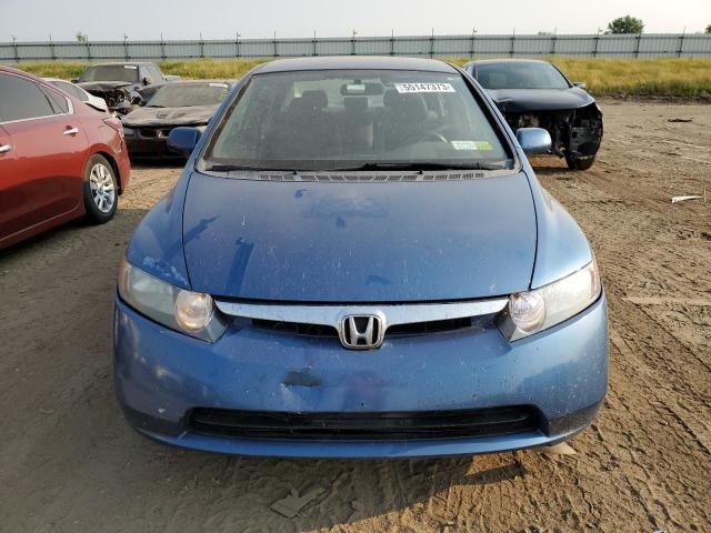 1HGFA165X8L114650 - 2008 HONDA CIVIC LX BLUE photo 5