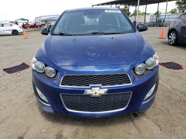 1G1JH6SB2E4130885 - 2014 CHEVROLET SONIC RS BLUE photo 5