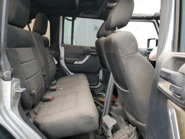 1J4BA5H15BL521842 - 2011 JEEP WRANGLER U SAHARA GRAY photo 10