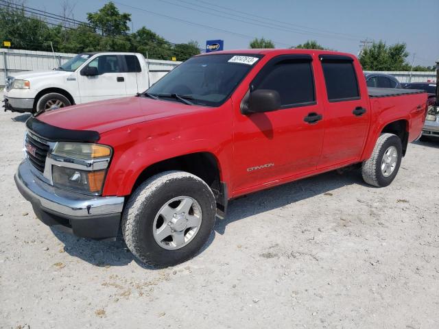 1GTDT136248141979 - 2004 GMC CANYON RED photo 1